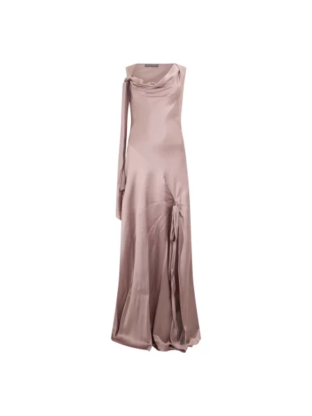 Długa sukienka maxi Alberta Ferretti różowa