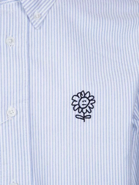 Риза Sunflower бродирана синьо