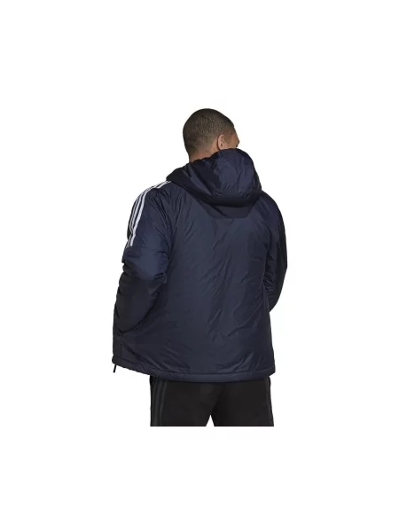 Bunda Essentials Insulated Hooded modrá