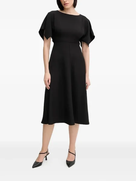 Rochie midi Sandro Ferrone până la genunchi de costum negru