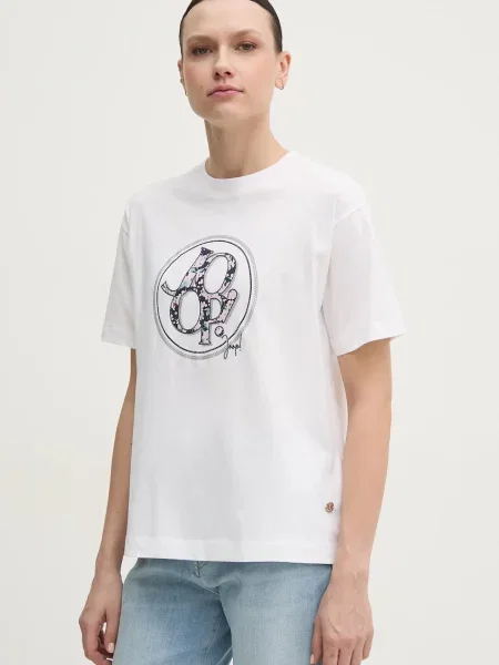JOOP! Tricou 58 Écru alb