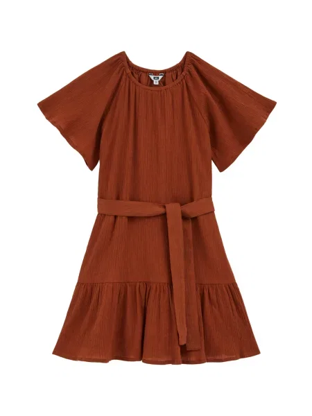 WE Fashion Rochie ruginiu maro