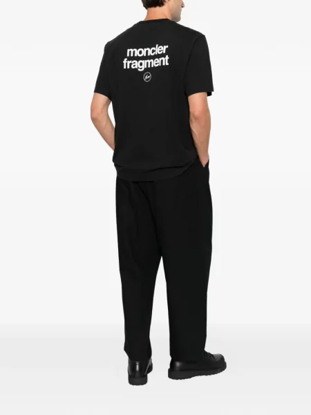 Tricou Moncler cu imagine negru