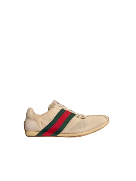 Sneakersy Gucci skórzane beżowe
