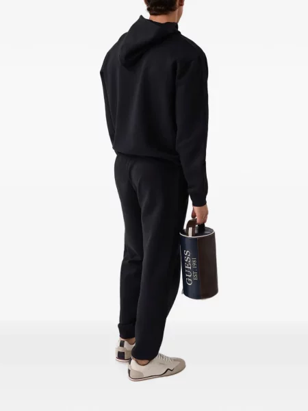 Pantaloni de jogging Guess cu autograf negru