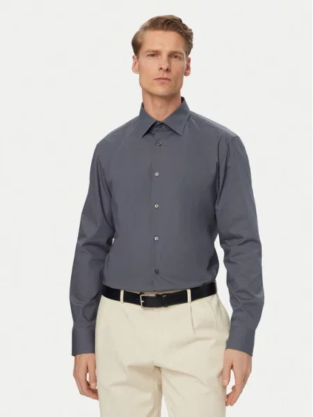 BOSS Cămașă albastru