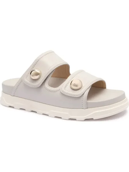 Furla De piele șlapi FURLA SFERA bej