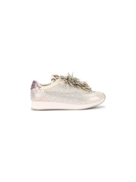 Sneakersy Kurt Geiger skórzane żółte