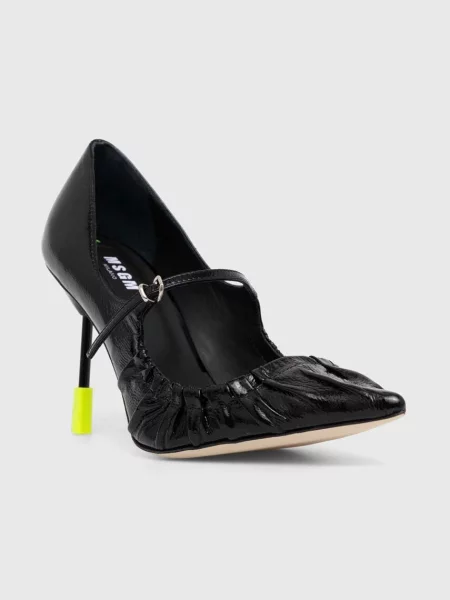 Pantofi cu toc Msgm din piele negru