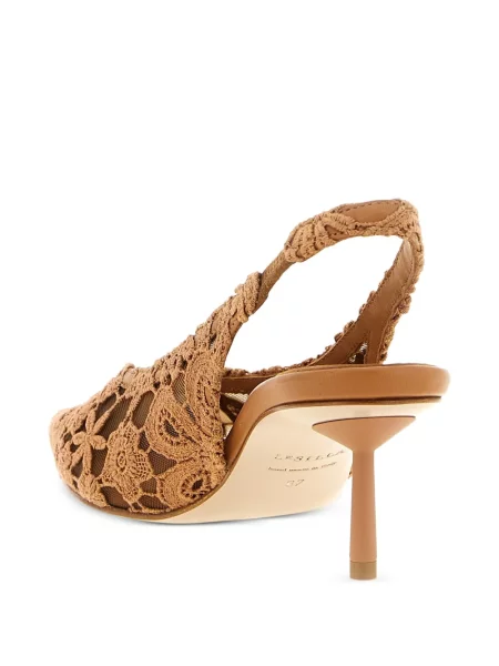 Pantofi cu toc Le Silla slingback maro