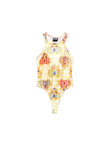 Koszulka Versace Jeans Couture żółta