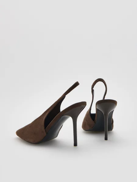 Кожаные туфли Reserved коричневые