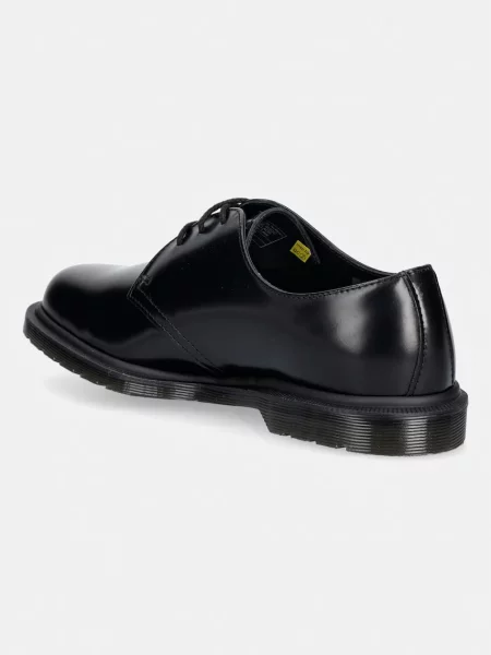 Bőr félcipő Dr. Martens fekete