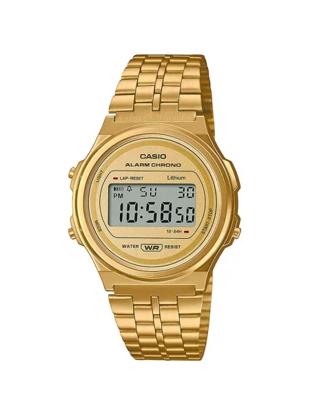Ретро часовници Casio златисто