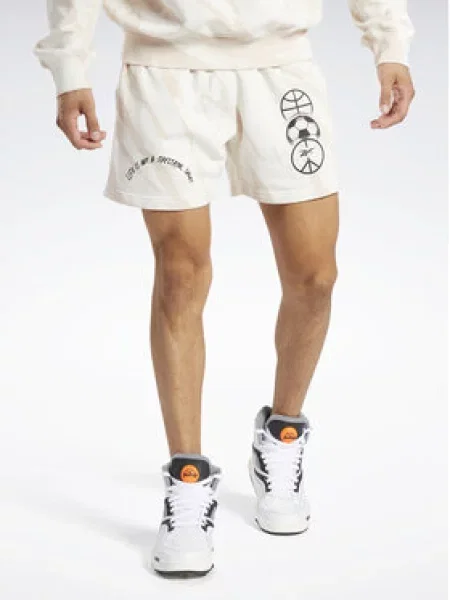 Reebok Sportovní kraťasy Classics Block Party Shorts bílá
