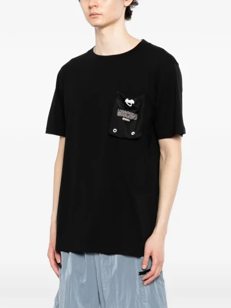 Tricou Moschino cu imagine negru