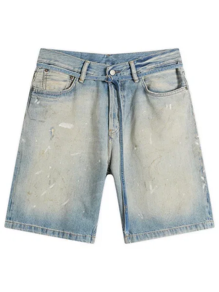 Szorty jeansowe Acne Studios niebieskie