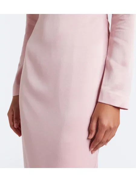 Rochie de cocktail Rachel Gilbert din satin roz
