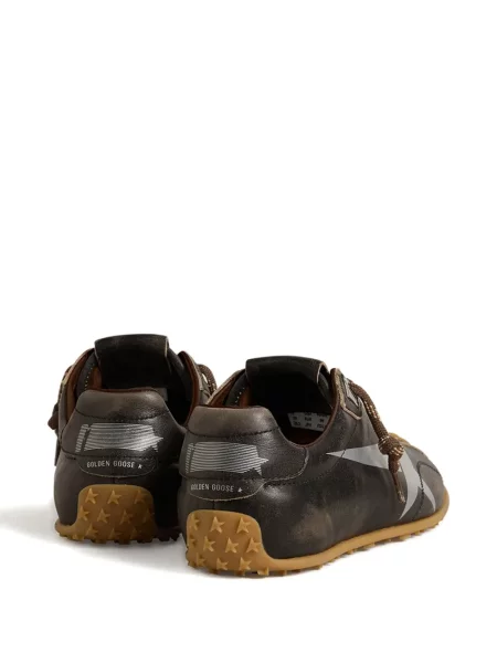 Sneakerși Golden Goose cu imagine auriu
