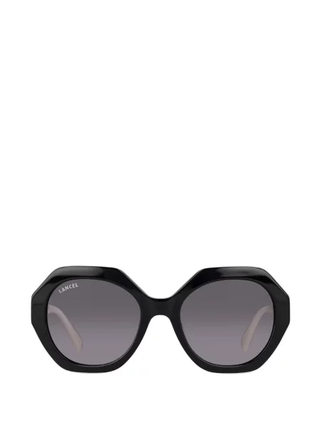 Ochelari de soare Lancel cu imprimeu geometric negru