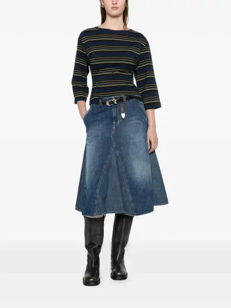 Top Eb Denim cu dungi albastru