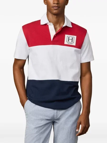 Tricou polo Hackett London roșu