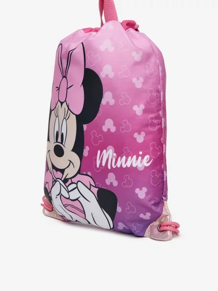 Vak na stahovací šňůrky Mickey&Friends růžový