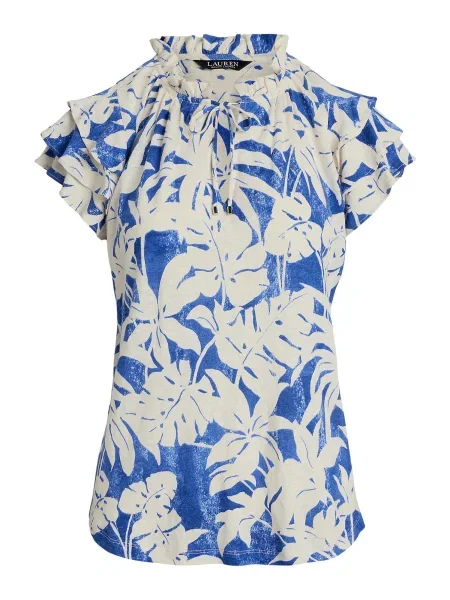Lauren Ralph Lauren Bluză / alb albastru