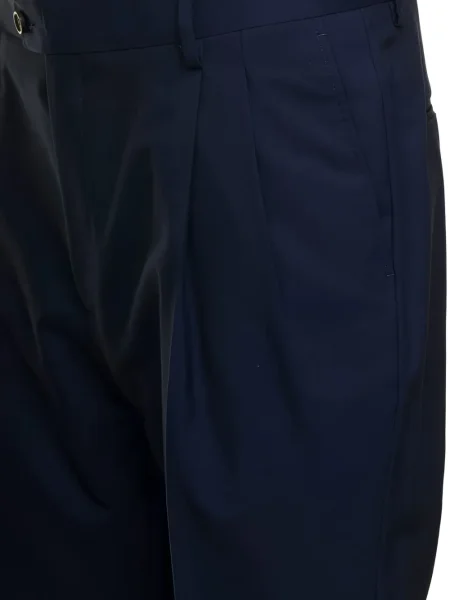 Pantaloni Reveres 1949 plisate albastru