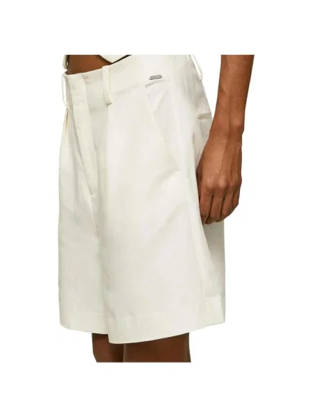 Fustă din denim Pepe Jeans bej