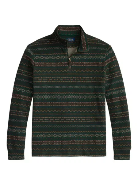 Ριγέ polo Polo Ralph Lauren με κουκούλα με αυτόγραφο λευκό