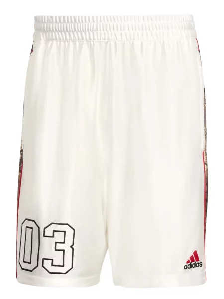 Камуфлажна плетена тениска Adidas с принт черно