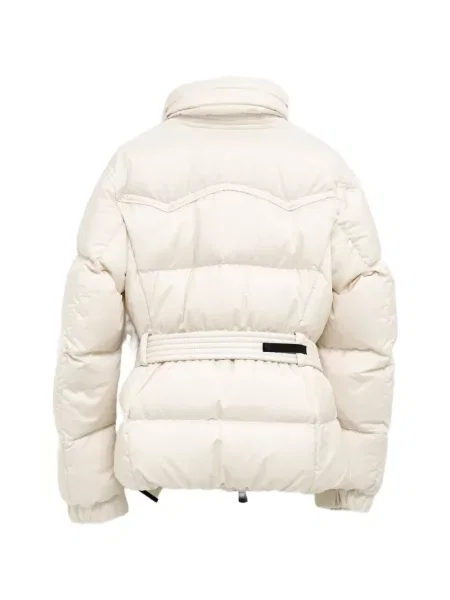 Cu centură geacă de schi Moncler Grenoble alb