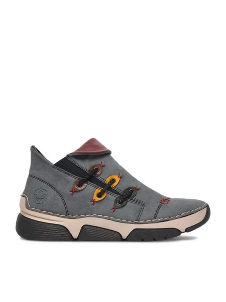 Botine Rieker albastru