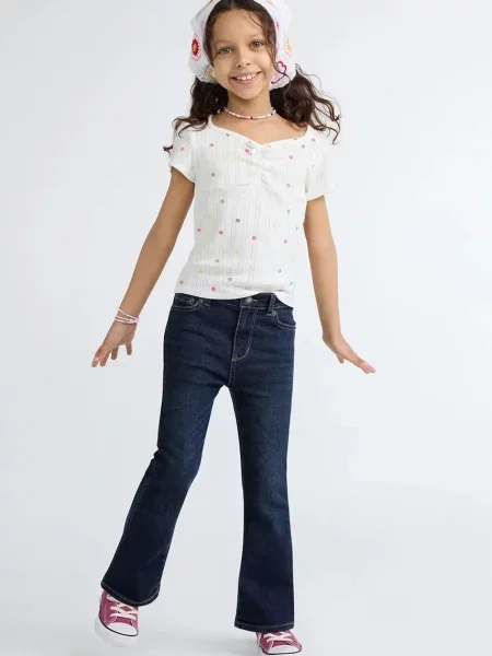 Levi's flare traperice za djecu HIGH RISE FLARE JEAN plava