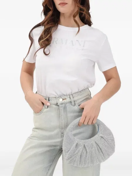 Stras tricou Armani Exchange alb