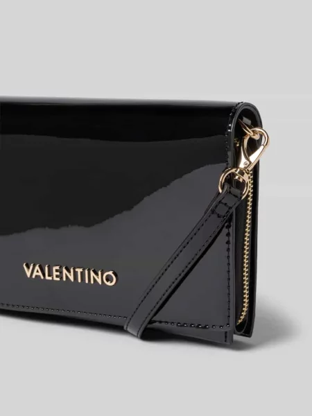 Torba na ramię z aplikacją z logo model ‘EMBER’ Valentino Bags czarna