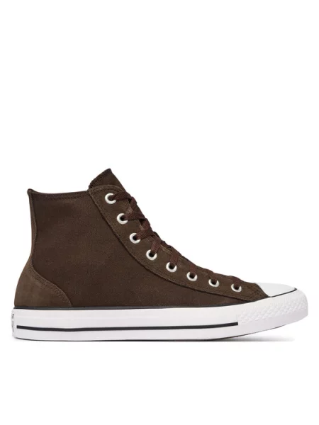 Tenisice Converse Chuck Taylor All Star Suede Trim Tamno smeđa