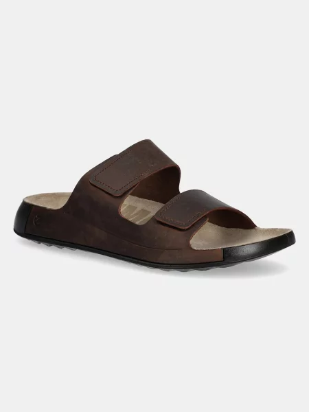 Natikači iz nubuka Ecco Cozmo rjava