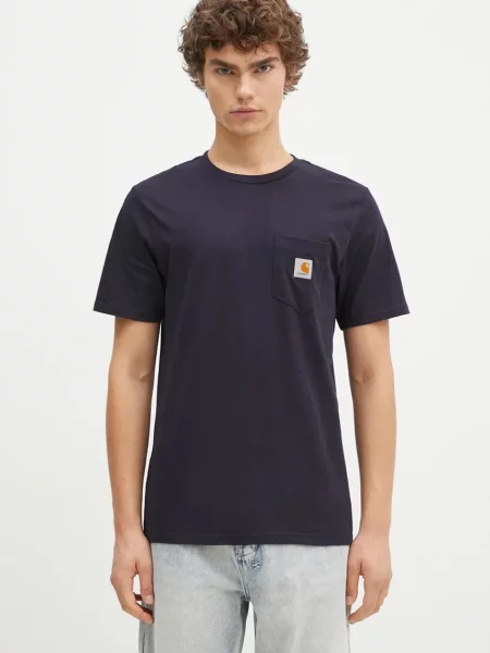 Футболка Carhartt Wip темно-синяя