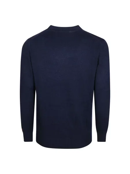 Sweter Mc2 Saint Barth wełniany niebieski