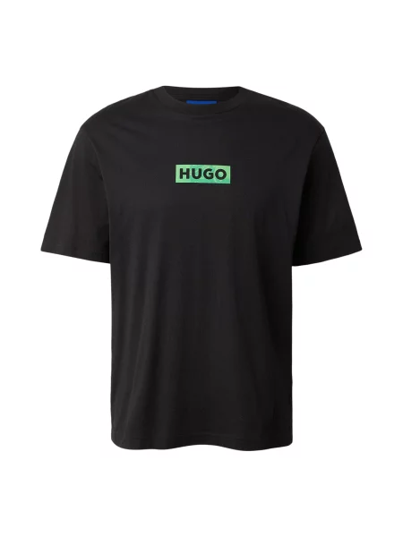 HUGO Blue kratka majica Nufotee črna