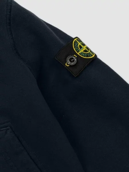 Bluza z kapturem dziecięca Stone Island czarna
