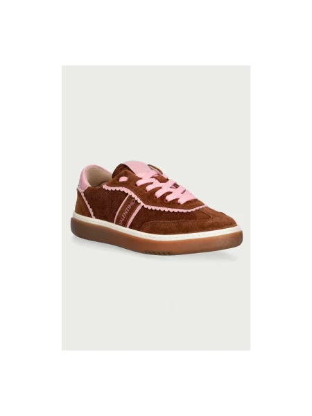Sneakersy Valentino skórzane brązowe
