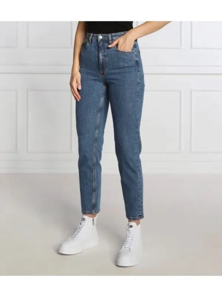 GUESS Blugi | Mom Fit albastru