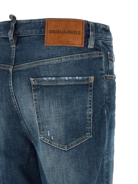 Blugi drepți Dsquared2 albastru