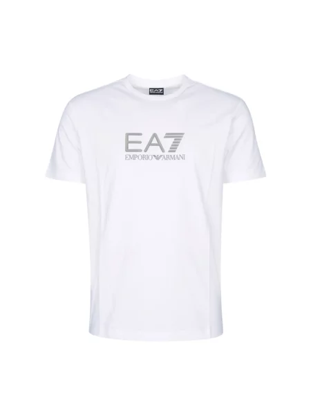 Koszulka Emporio Armani Ea7 z logo biała