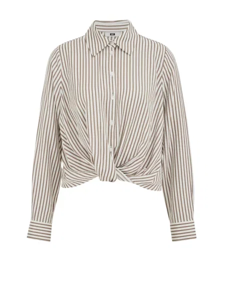 WE Fashion Bluză / oliv bej