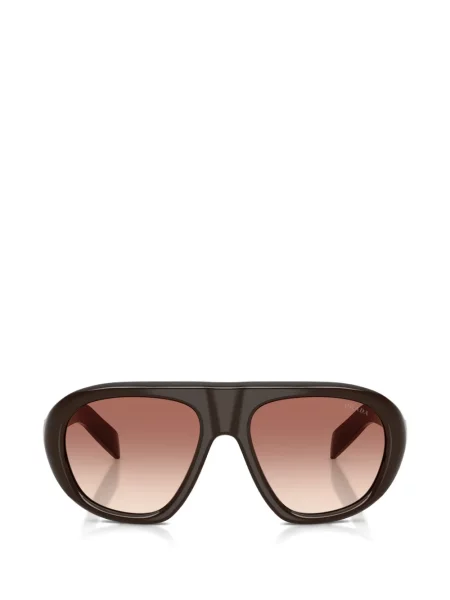 Sunčane naočale Prada Eyewear s autogramom smeđa