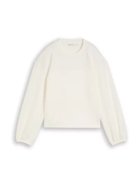 TOM TAILOR DENIM Tričko bílá